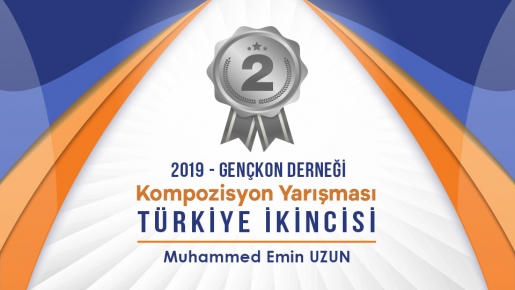 Kompozisyon Yarışması'nda  Türkiye İkinciliği!