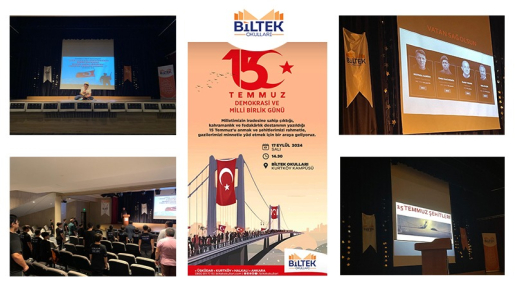 BİLTEK'TE 15 TEMMUZ RUHU