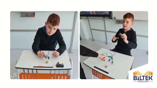 Biltek okulları olarak bugün Basit Elektrik Devresi Etkinliğimiz