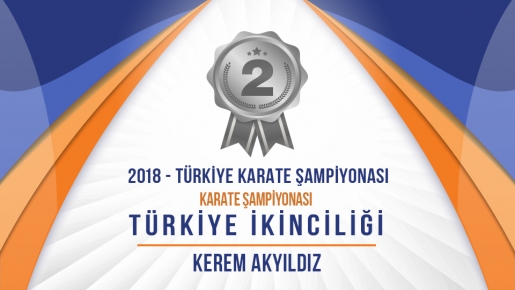 Karate Şampiyonasında Türkiye İkinciliğ!