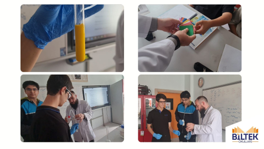 ÖZEL ANKARA BİLTEK LİSESİ KİMYA LABORATUVARINDA MOLEKÜLER YOLCULUK