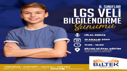 LGS HAZIRLIK SÜRECİNDE YAPILAN ONLİNE SEMİNERLERİMİZ