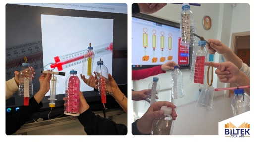 5. SINIF ÖĞRENCİLERİMİZ KENDİ DİNAMOMETRELERİNİ YAPTI.