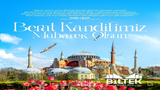 ÖZEL ANKARA BİLTEK İLKOKULU BERAT KANDİLİ