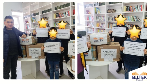 DEPREM BÖLGESİNE ANLAMLI KİTAP BAĞIŞI