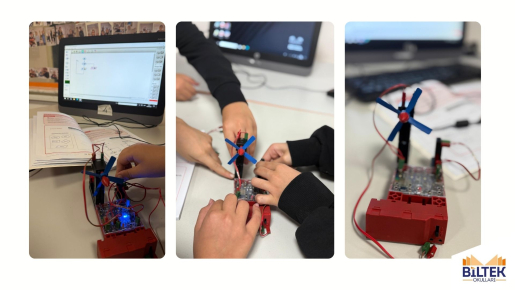 ÖZEL ANKARA BİLTEK ORTAOKULU'NDA İLK ROBOTİK BAŞARI