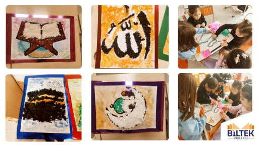 SANAT DERSİNDE RENKLİ ANLAR