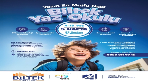 Yazın En Mutlu Hali Biltek Yaz Okulu!