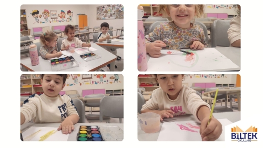 SULU BOYA  ATÖLYESİNDE RENKLİ ANLAR