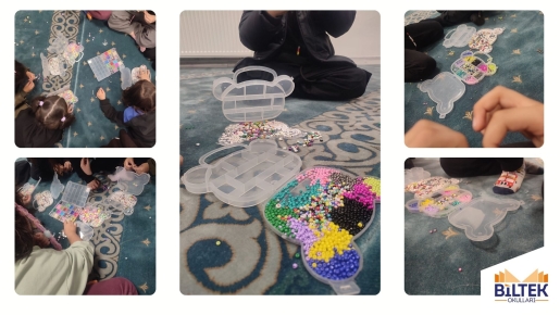 İLKOKUL ÖĞRENCİLERİMİZLE RENKLİ TAKI ATÖLYESİ