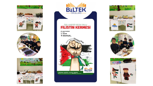 BİLTEK'TE FİLİSTİN KERMESİ