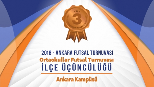 Futsal Turnuvasında İlçe Üçüncülüğü!